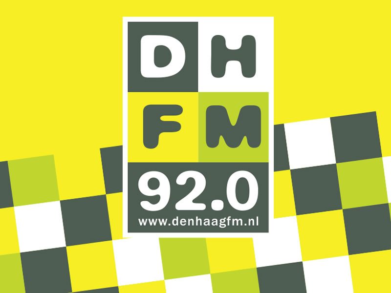 Logo Den Haag FM - 92.0 www.denhaagfm.nl